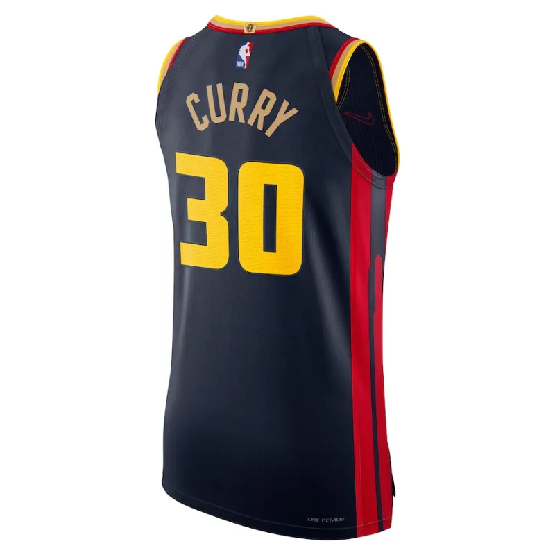 Stephen Curry, Golden State Warriors, Édition Ville 2024/25, Bleu Marine