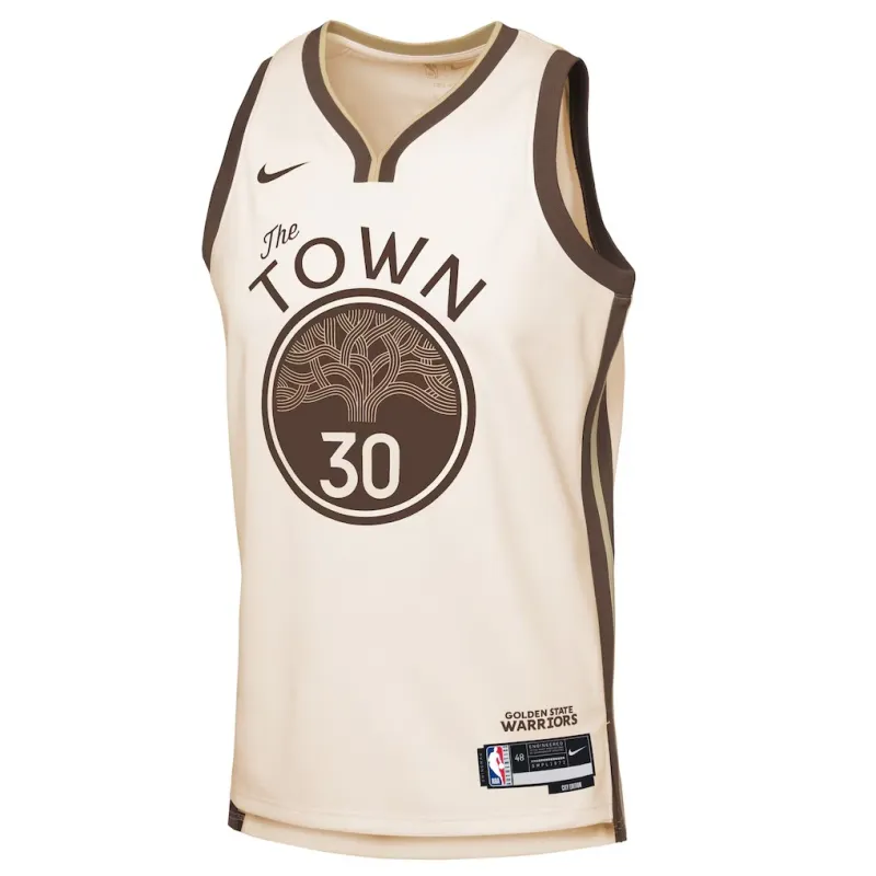GSW Curry 2025/26 Swingman Édition Ville Crème