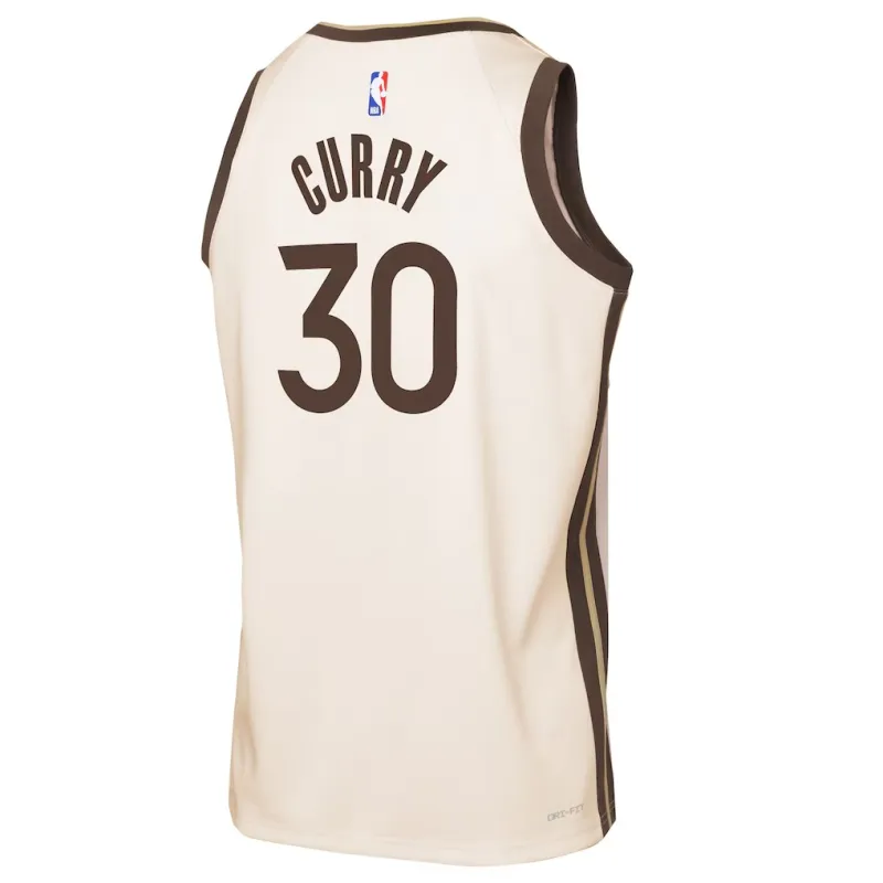 GSW Curry 2025/26 Swingman Édition Ville Crème