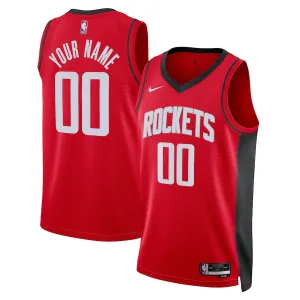 Houston Rockets, Maglia personalizzata, Edizione Icona, Rosso
