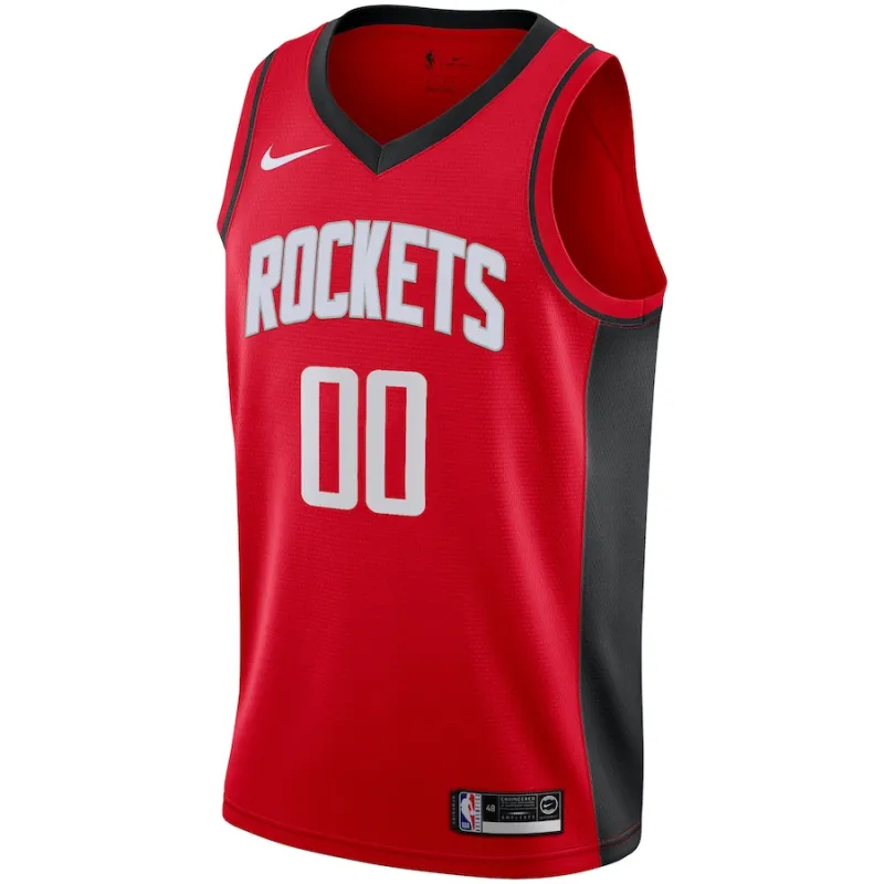 Houston Rockets, Maillot personnalisé, Édition Icone, Rouge