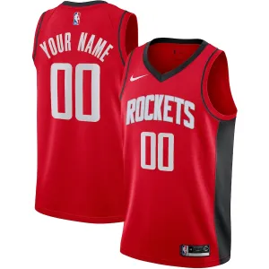 Houston Rockets, Maglia personalizzata, Edizione Icona, Rosso