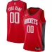Houston Rockets, Maillot personnalisé, Édition Icone, Rouge