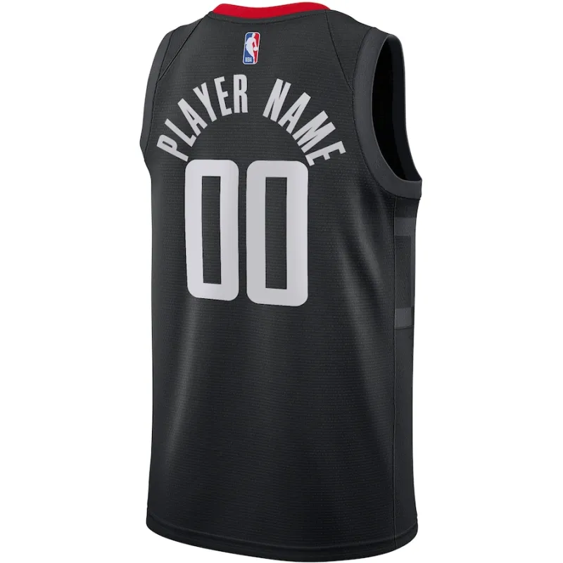 Houston Rockets, Maillot personnalisé, Édition Déclaration, Noir
