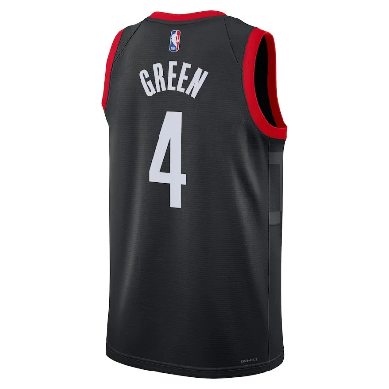 Jalen Green, Houston Rockets, Unisex-Trikot, Statement-Edition, Schwarz