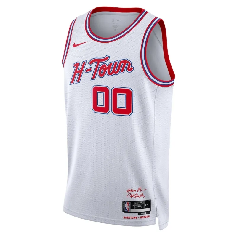Houston Rockets 2025/26 City-Edition Unisex-Trikot - Weiß