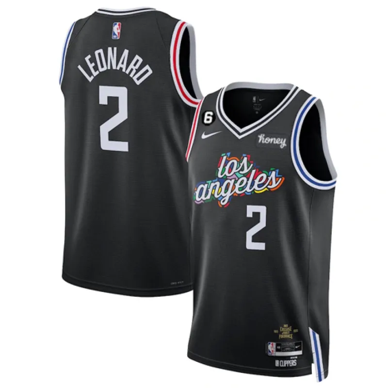 Kawhi Leonard , Los Angeles Clippers, City Edition 2023/24, Schwarz
