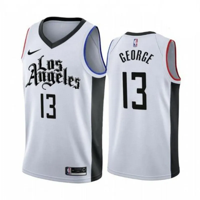 Maillot Paul George Clippers City Edition Blanc 2019-20