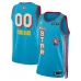 Maillot de la version fan de l'All Star Game NBA 2025 unisexe de la marque Jordan, Bleu Clair