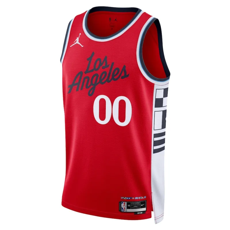 Los Angeles Clippers 2024/25 Custom Jersey, Statement Edition, Rot