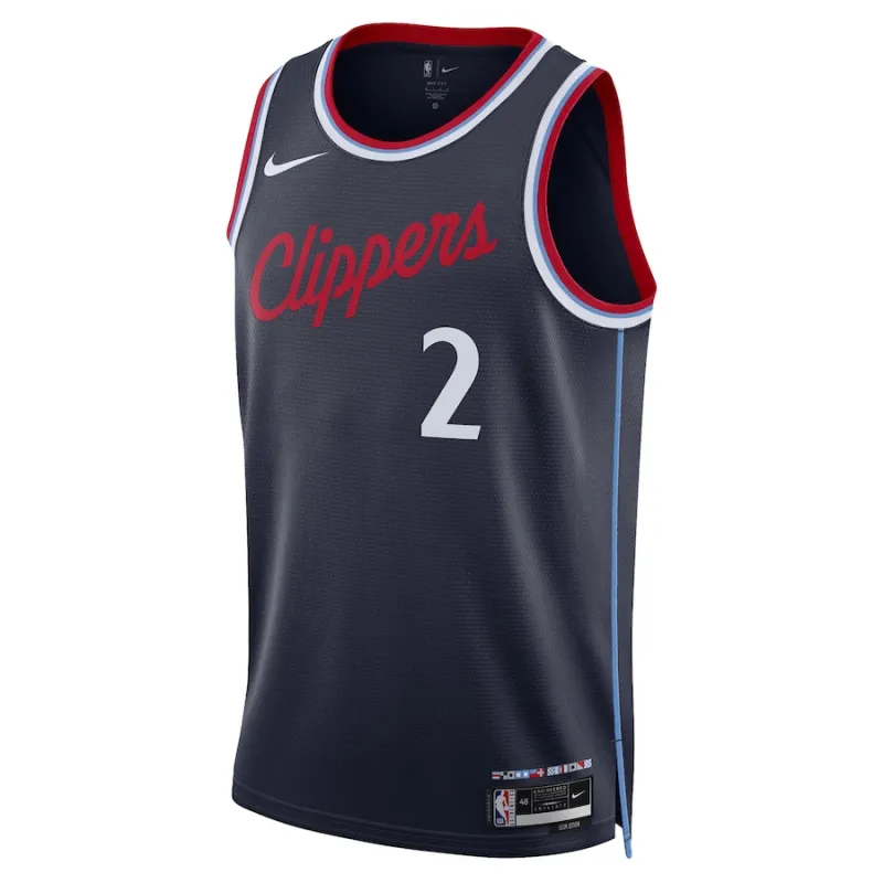 Kawhi Leonard, Los Angeles Clippers 2024/25 Edizione Icona, Blu Marinaio