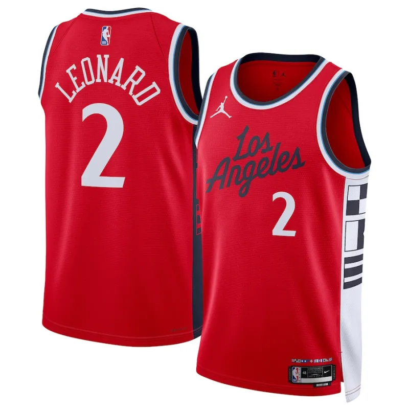 awhi Leonard, Los Angeles Clippers 2024/25 Édition Déclaration, Rouge