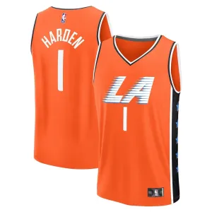 Los Angeles Clippers James Harden 2025/26 Trikot - Stadtedition - Orange