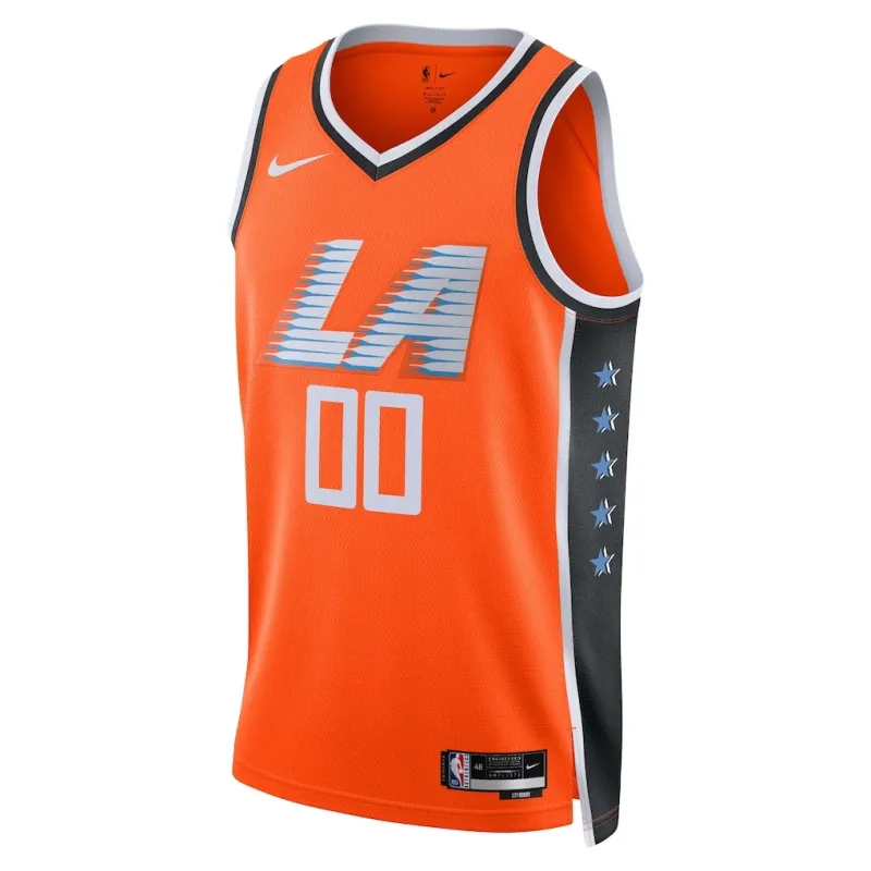 Los Angeles Clippers 2025/26 City-Edition Unisex-Trikot - Orange