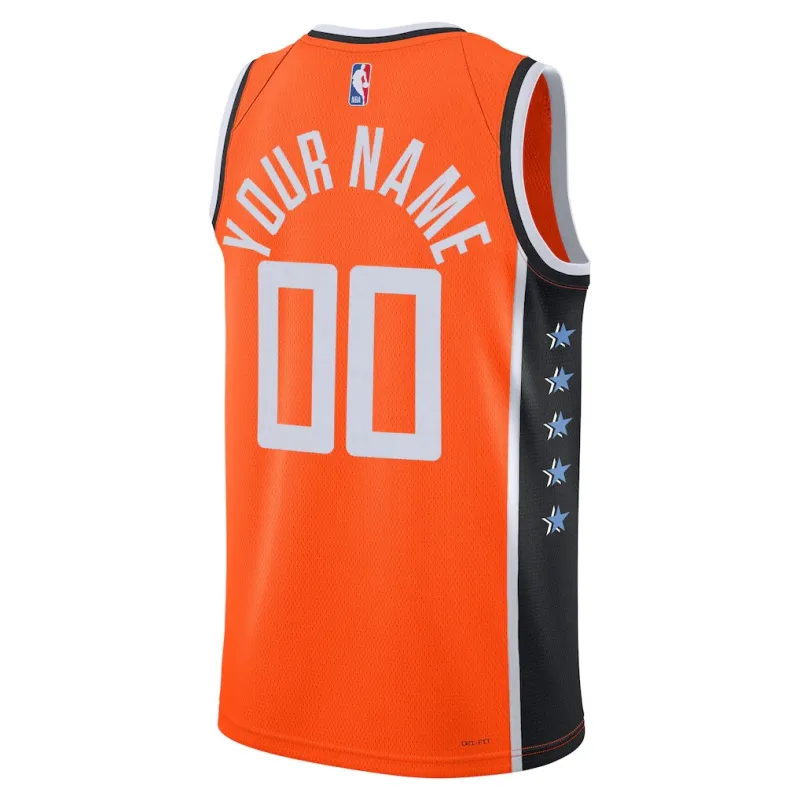 Los Angeles Clippers 2025/26 City-Edition Unisex-Trikot - Orange