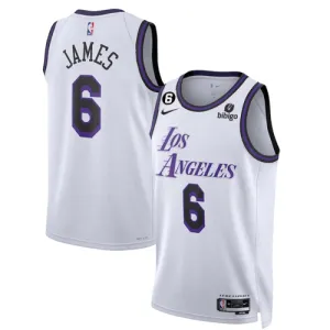 LeBron James, Los Angeles Lakers City Edition 2022/23, Bianco