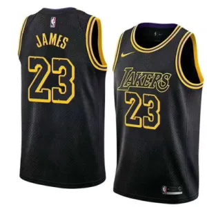 LeBron James, Los Angeles Lakers, City Edition, Schwarz