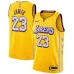 LeBron James, Los Angeles Lakers, City Edition 2019/20, Giallo