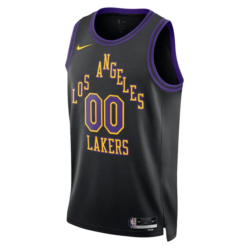 Los Angeles Lakers 2025/26 Swingman City-Edition Unisex-Trikot - Schwarz