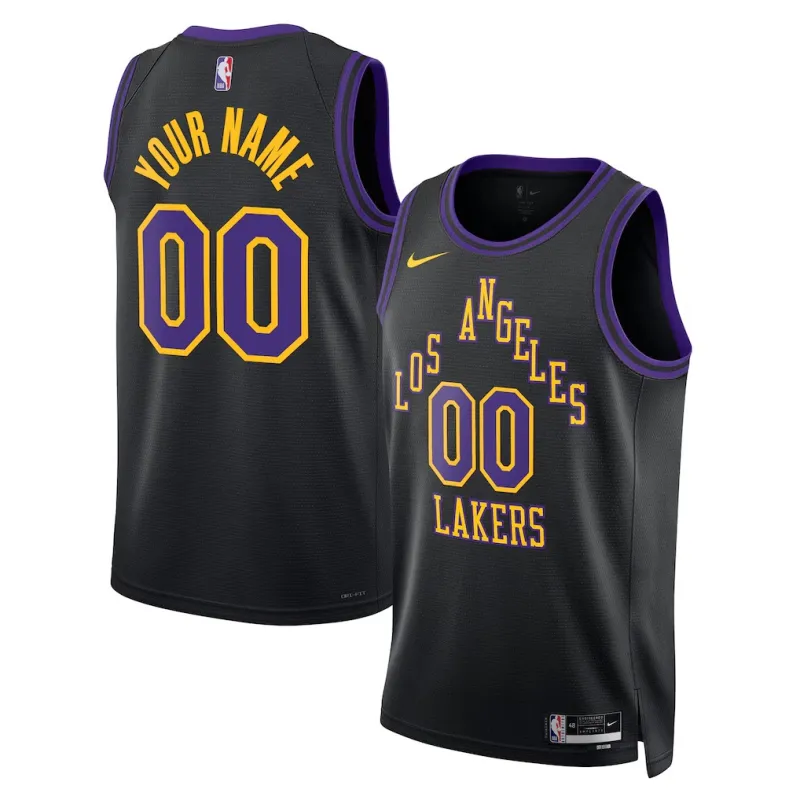 Los Angeles Lakers 2025/26 Swingman City-Edition Unisex-Trikot - Schwarz