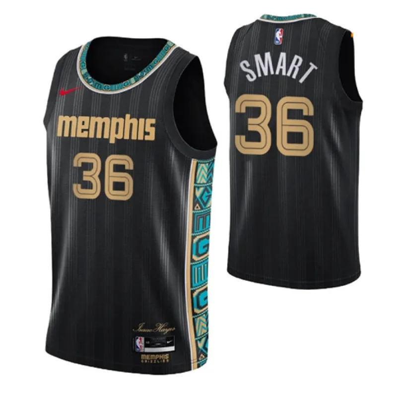 Marcus Smart. Memphis Grizzlies. Klassik 2022/23. Schwarz