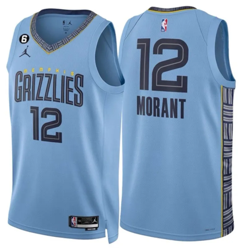 Ja Morant. Memphis Grizzlies. 2022/23. Blau
