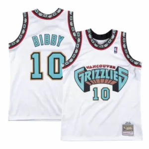 Mike Bibby. Memphis Grizzlies. Weiß