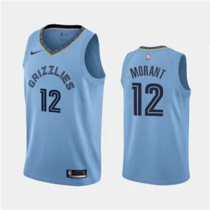 Ja Morant. Memphis Grizzlies. Blau