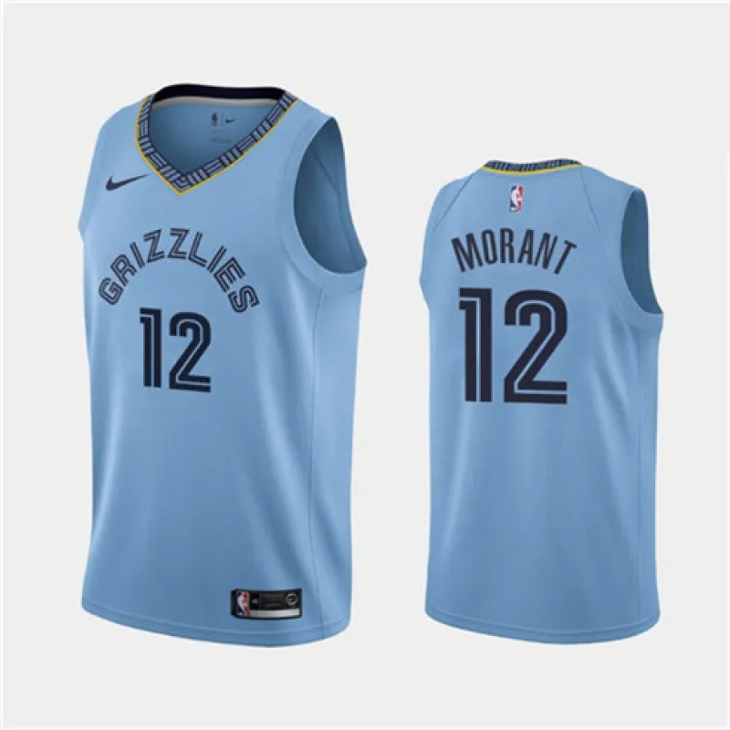 Ja Morant. Memphis Grizzlies. Blau