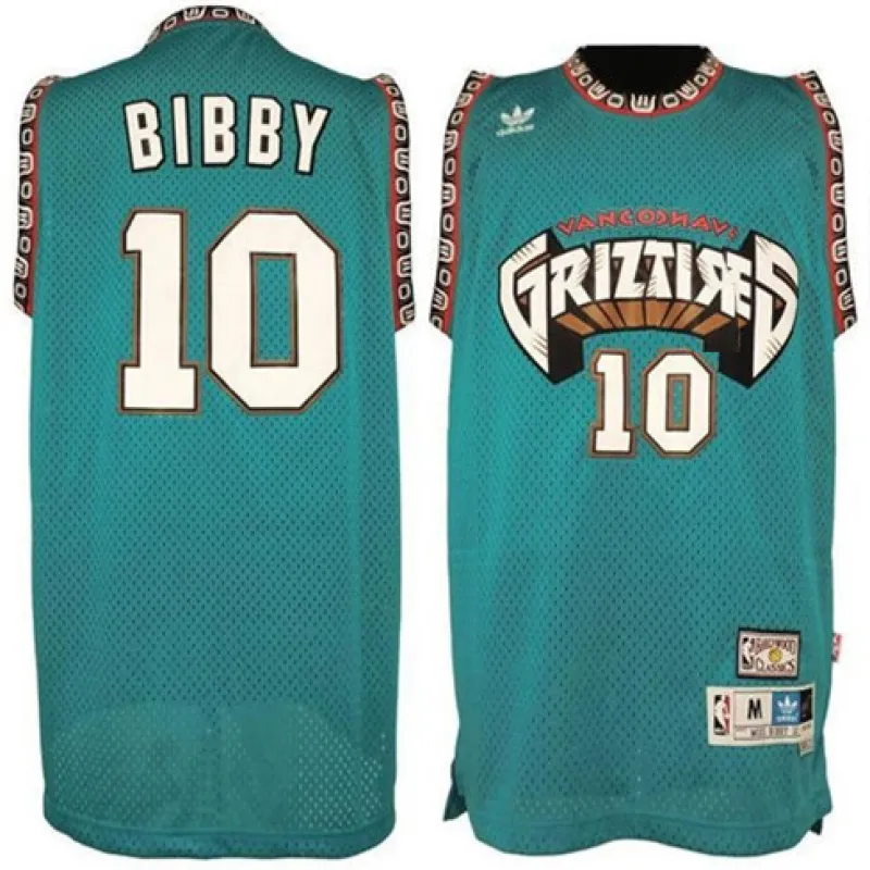 Mike Bibby. Memphis Grizzlies. Hardwood Classics. Grün