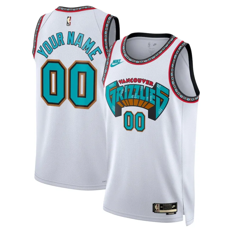 Memphis Grizzlies, Klassische Edition, Weiß