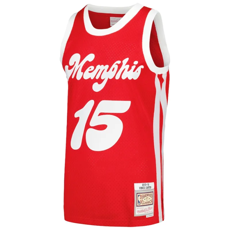Vince Carter Memphis Grizzlies 2015/16 Classic Edition Trikot – Rot, Größe S