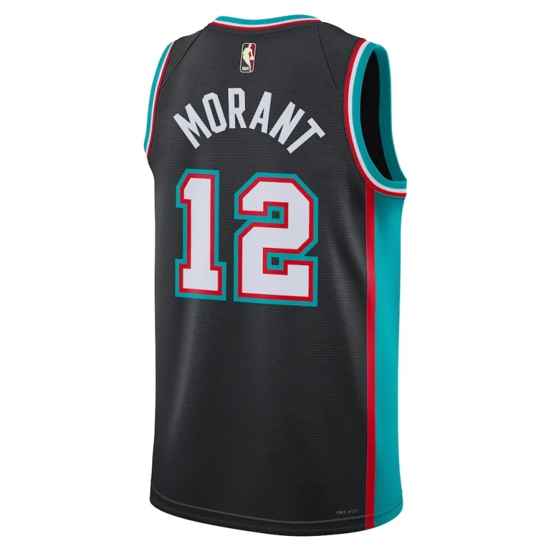 Memphis Grizzlies Ja Morant Swingman Trikot - Classic Edition - Schwarz
