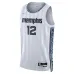 MEM Morant 2025/26 Swingman Édition Ville Blanche