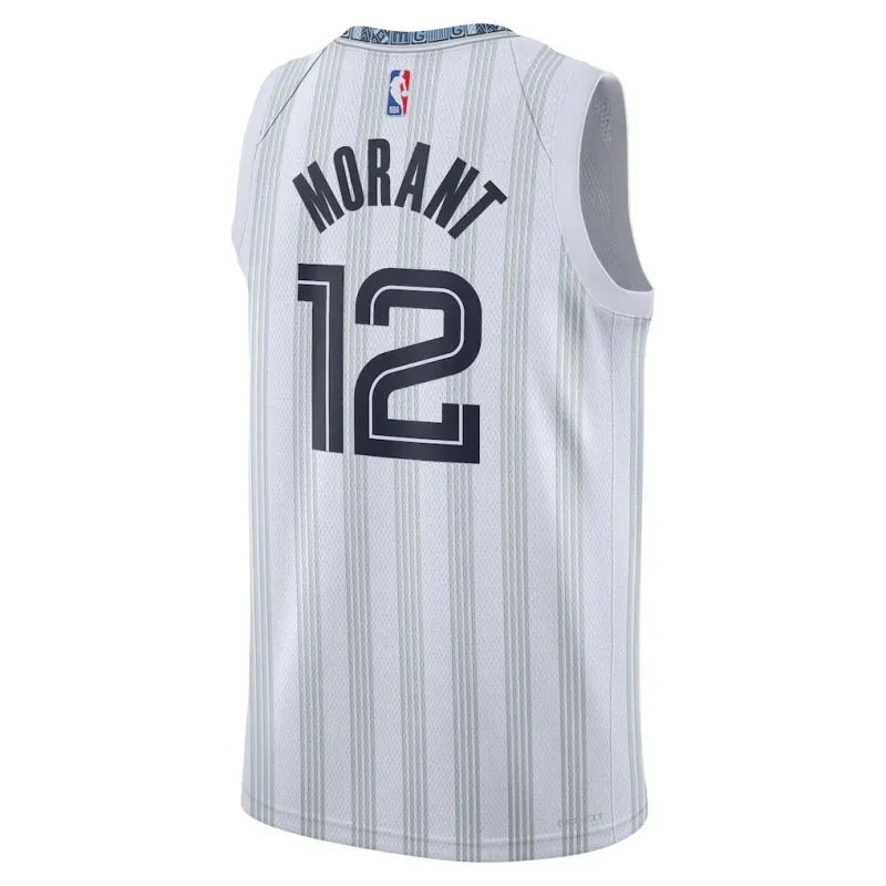 MEM Morant 2025/26 Swingman Édition Ville Blanche