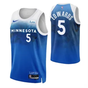 Anthony Edwards, Minnesota Timberwolves, édition Ville 2023/24, Bleu