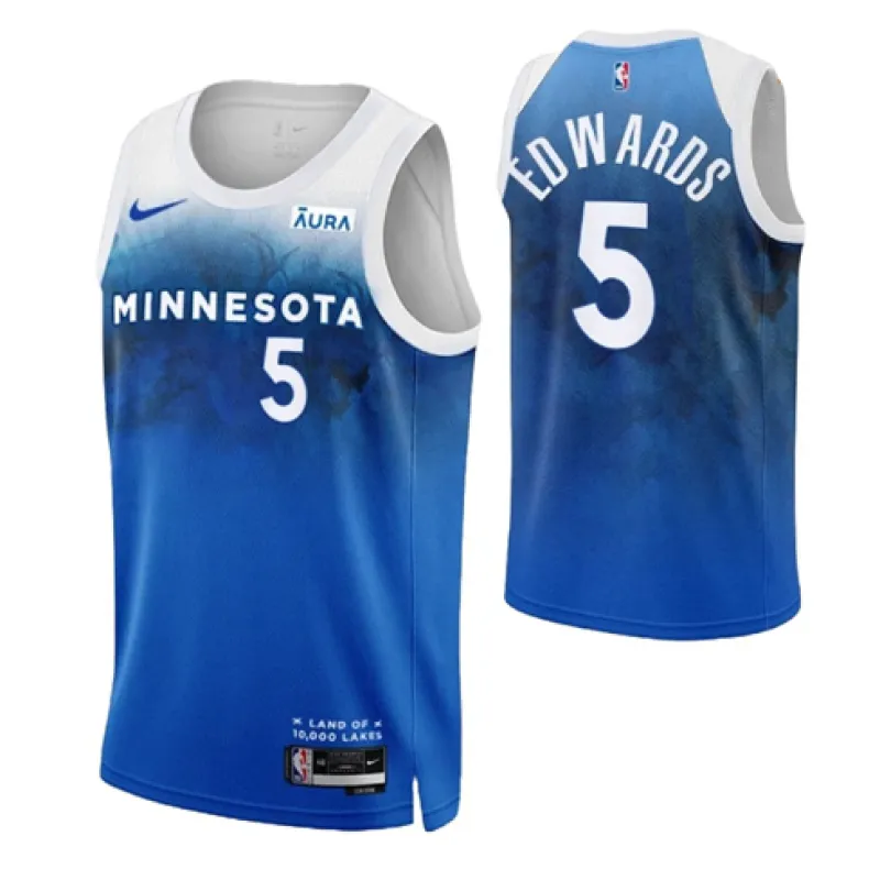 Anthony Edwards, Minnesota Timberwolves, edición Ciudad 2023/24, Azul