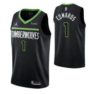 Anthony Edwards, Minnesota Timberwolves, 2022/23, Noir