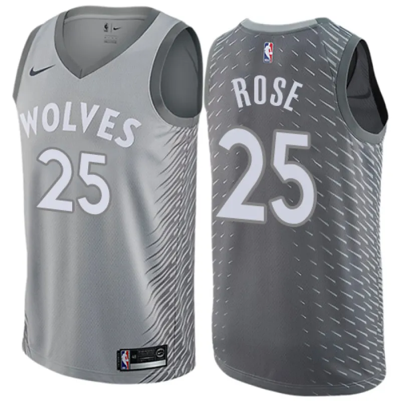 Derrick Rose, Minnesota Timberwolves, Edición Ciudad, Gris