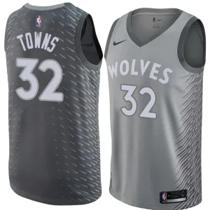 Karl - Anthony Towns, Minnesota Timberwolves, Edición Ciudad, Gris