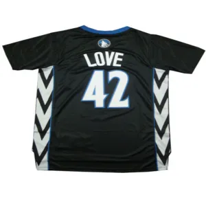Kevin Love, Minnesota Timberwolves, Licht aus, Schwarz