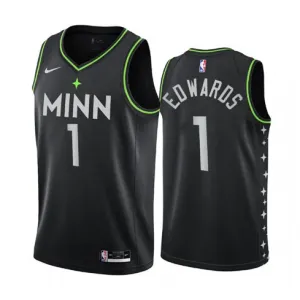 Anthony Edwards, Minnesota Timberwolves, Édition Ville 2020/21, Noir