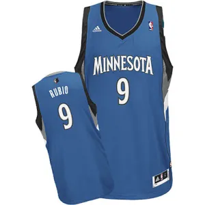 Ricky Rubio Trikot Minnesota Timberwolves Blau