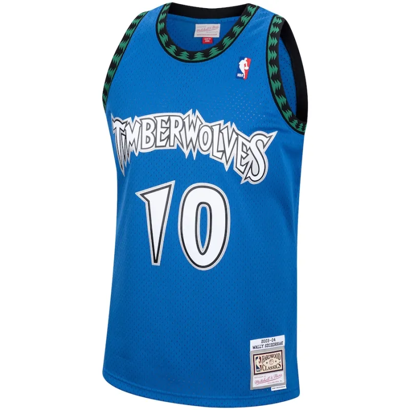 Wally Szczerbiak, Minnesota Timberwolves, 2003/04, Blu