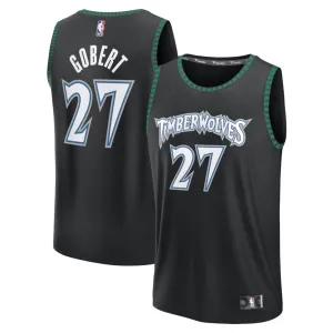 Minnesota Timberwolves Maillot Swingman Rudy Gobert - Édition Classique - Noir
