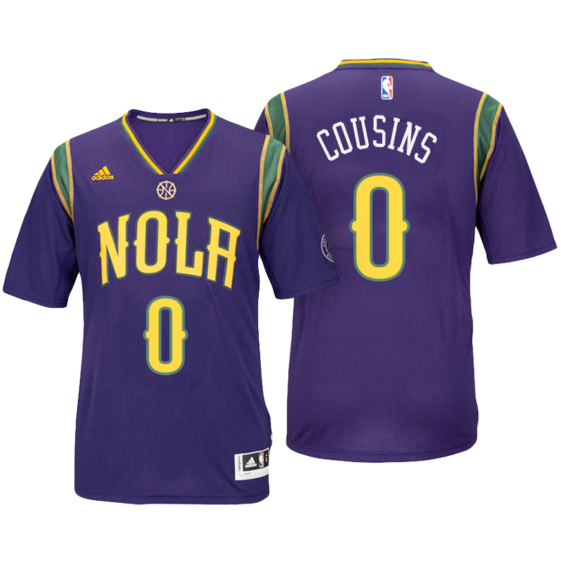 DeMarcus Cousins. New Orleans Hornets. Púrpura