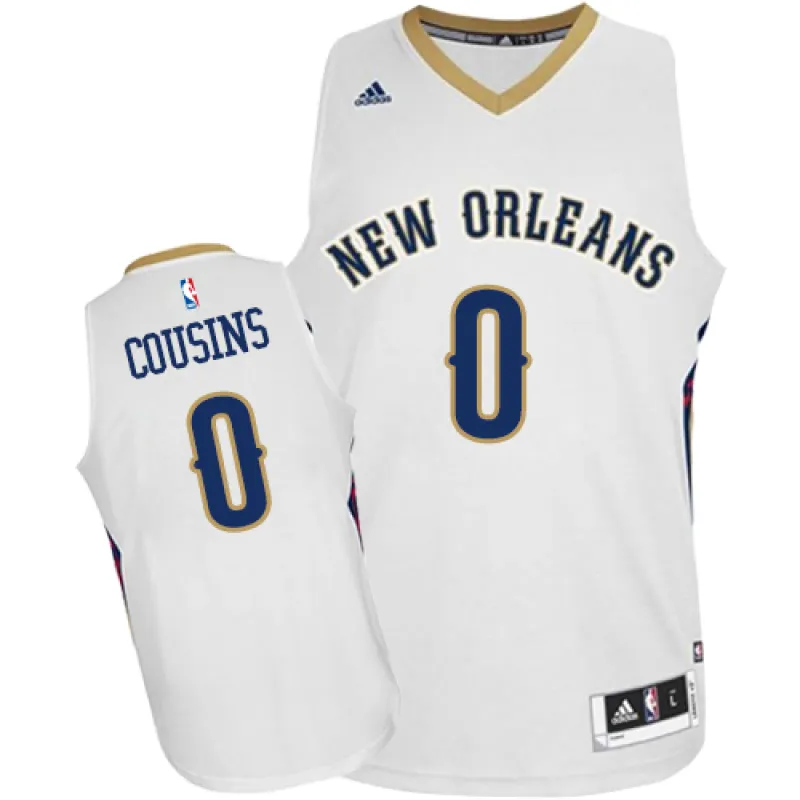 DeMarcus Cousins. New Orleans Hornets. Blanc
