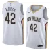 Alexis Ajinça. New Orleans Pelicans. Édition Association. Blanc