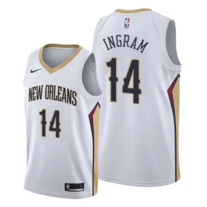 Brandon Ingram. New Orleans Pelicans. Edizione dell'associazione 2019/20. Bianco