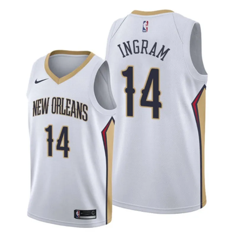 Brandon Ingram. New Orleans Pelicans. Edizione dell'associazione 2019/20. Bianco